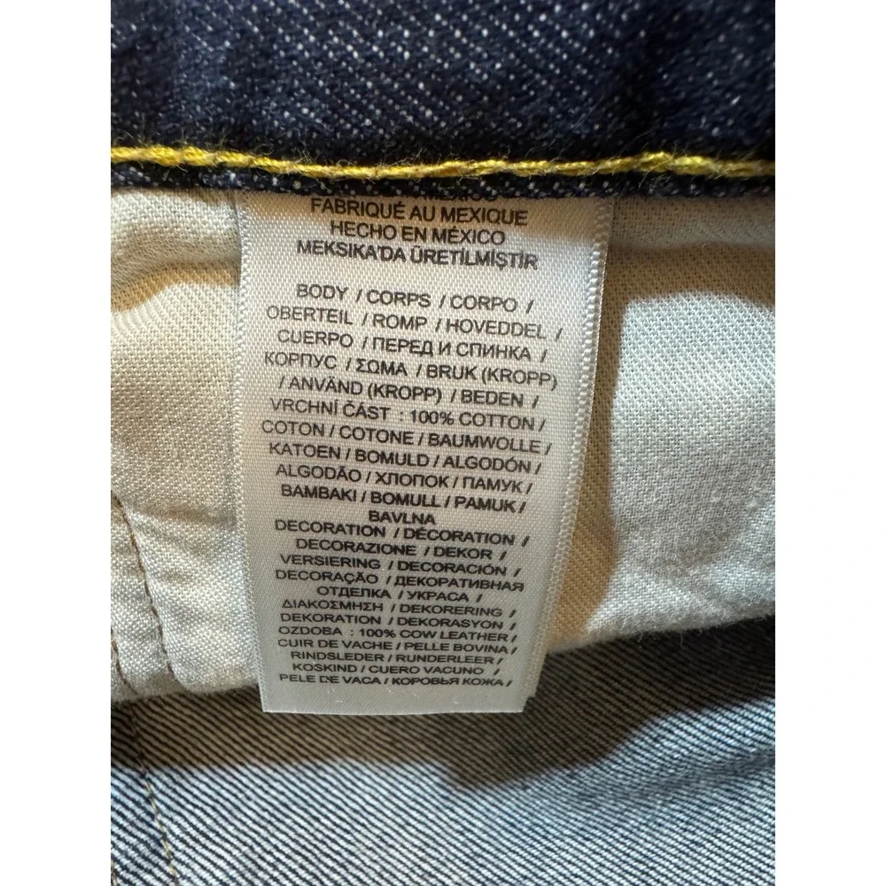 Polo Ralph Lauren Mens‎ Dark Wash Straight Leg Jeans Blue Denim 36x30